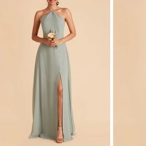 Birdy Grey Juliet Chiffon Dress Sage XS